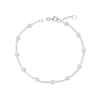 Pulsera Babila Milano Mujer in Oro blanco Diamante BBET11CB03